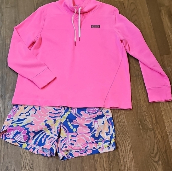 Lilly Pulitzer Sz S Catch And Release Print Vintage Board Prep Preppy Classic - Picture 2 of 4